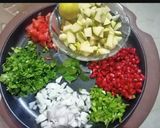 A picture of step 1 of Indian pear (Babugosha) salsa.