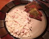 Foto del paso 4 de la receta: Spaguetti carbonara con pollo 🍝🧀🍞