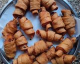A picture of step 4 of Spicy Potato Croissant.