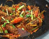 A picture of step 2 of Dum kabab.