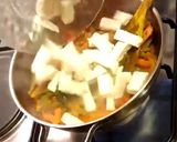 A picture of step 10 of Paneer Jalfrezi.