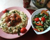 Pas rețetă Pilaf și chifteluțe de pui marinate 🥘 7 fotografie