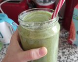 Φωτογραφία βήματος 2 της συνταγής "Green power" πρωινό smoothie 🐛🏋️🍀