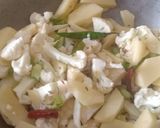 A picture of step 2 of Aloo gobhi ki sabji.