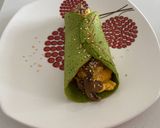 Foto del paso 4 de la receta: Crepes de espinaca con huevo