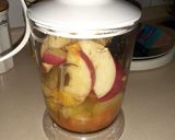 Foto del paso 4 de la receta: Bandeja y jugo de frutas de la estación