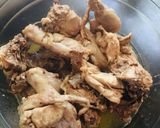 A picture of step 3 of Chicken Adobo with Potato. 💕.