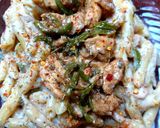 A picture of step 5 of White sauce pasta.
