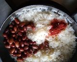A picture of step 2 of Mexican Rice.