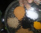 A picture of step 2 of Green fry Chilies.
