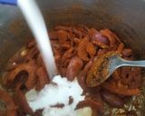 Gambar langkah 4 resipi Gulai Ikan Cencaru Bersantan.