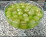 A picture of step 6 of Lemon jello ice cream dessert||lemon delight||jelly ice cream dessert.