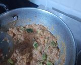 A picture of step 7 of Kadai paneer.