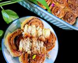 عکس مرحله 6 از دستور شیرینی باقلوایی با شهد به 😋😍 (رول دارچینی)