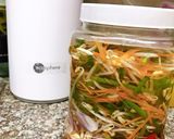 Hình bước làm 2 của món Dưa giá muối xổi