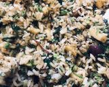 A picture of step 3 of Broccoli cheese rice.