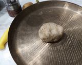 A picture of step 1 of Mathri.