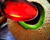 عکس مرحله 5 از دستور ژله میوه در طالبی solmaz