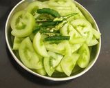 हरे टमाटर का सलाद (Hare Tamatar ka salad recipe in Hindi) रेसिपी चरण 1 फोटो
