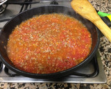 Foto del paso 8 de la receta: Macarrones o espaguetis con tomates naturales y carne picada de ternera