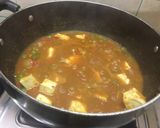 A picture of step 5 of Butter Rice in veggie minty gravy.