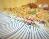 Foto del paso 5 de la receta: Tortilla con queso de cabra, tomate seco y jamón