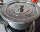 A picture of step 4 of Surti Masala khichu (Gujarati Rice Flour Khichu).
