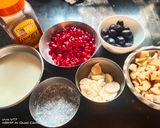 A picture of step 1 of Chia fruit salad.