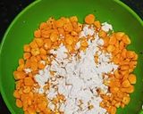 A picture of step 2 of Masala crispy corn.