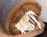 Bolu gulung keju langkah memasak 6 foto