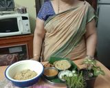 A picture of step 2 of Millets pongal vada.