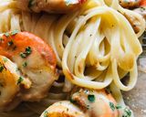 Une image de l'étape 5 de Linguine à la saint Jacques.