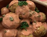 Une image de l'étape 8 de ☆Boulettes de Pois-Chiches, Sauce Épicée☆.
