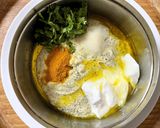 A picture of step 2 of Dim Bhapa (Steamed Egg Curry) Bengali lunch.