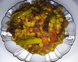 A picture of step 8 of Spicy daal karela.