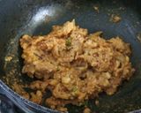 A picture of step 7 of Vagharelo/lasaniya rotlo.