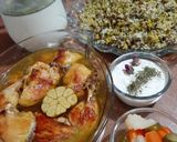 عکس مرحله 9 از دستور شوید پلو لوبیا با مرغ مجلسی
