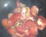 A picture of step 2 of Shahi Paneer.