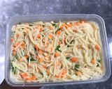 Foto langkah ke 3 dari resep Spaggetti kukus telor anti GTM.