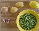 Foto del paso 1 de la receta: Crema de guisantes