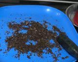 A picture of step 3 of Eggless: Oreo Chocolate Vanilla Ice Cream Cake.