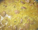 A picture of step 2 of Yellow Rice and Sausage 2023.