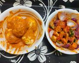 A picture of step 1 of Tandoori Egg Tikka Masala.