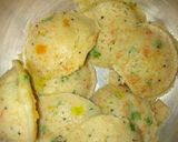 A picture of step 8 of Mix veggies idli stuff with potatoes.