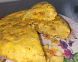 Foto del paso 6 de la receta: Tortilla de patatas, chorizo, y cebollas