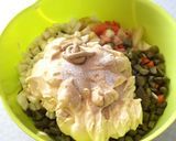 Franciasaláta hentesmester  módra recept fázis 4 fotója
