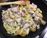 Une image de l'étape 9 de Poulet au citron et poivrons.