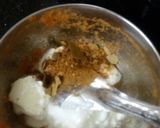 A picture of step 10 of Shahi dum biryani in microwave.