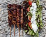 Foto langkah ke 4 dari resep Sate Kambing Teflon #FestivalResepAsia #Indonesia #DagingKambing.