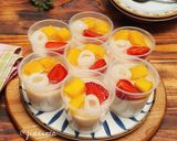 Foto langkah ke 4 dari resep Puding Sutera Topping Buah.